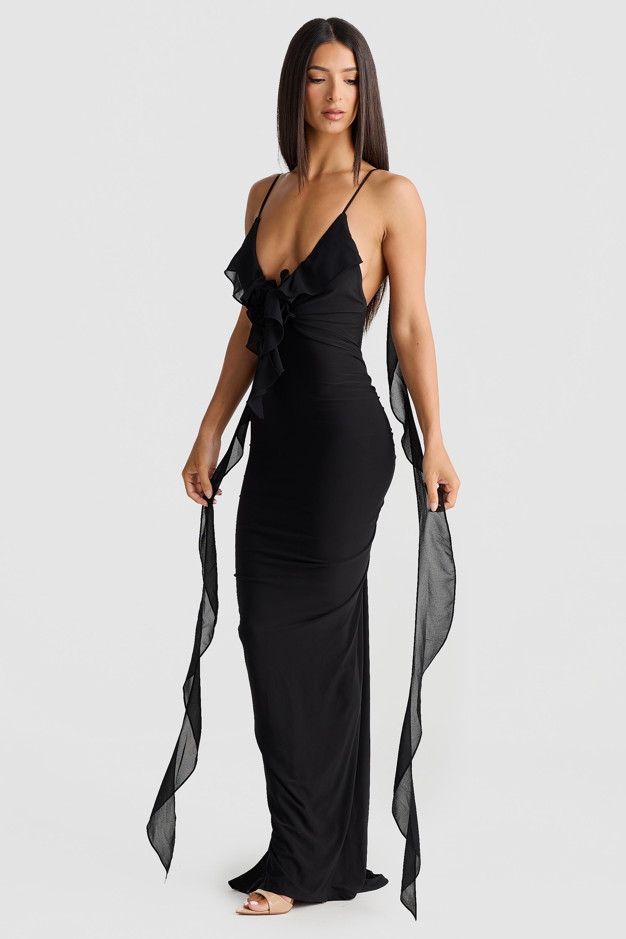 Sienna Ruffle Maxi Dress