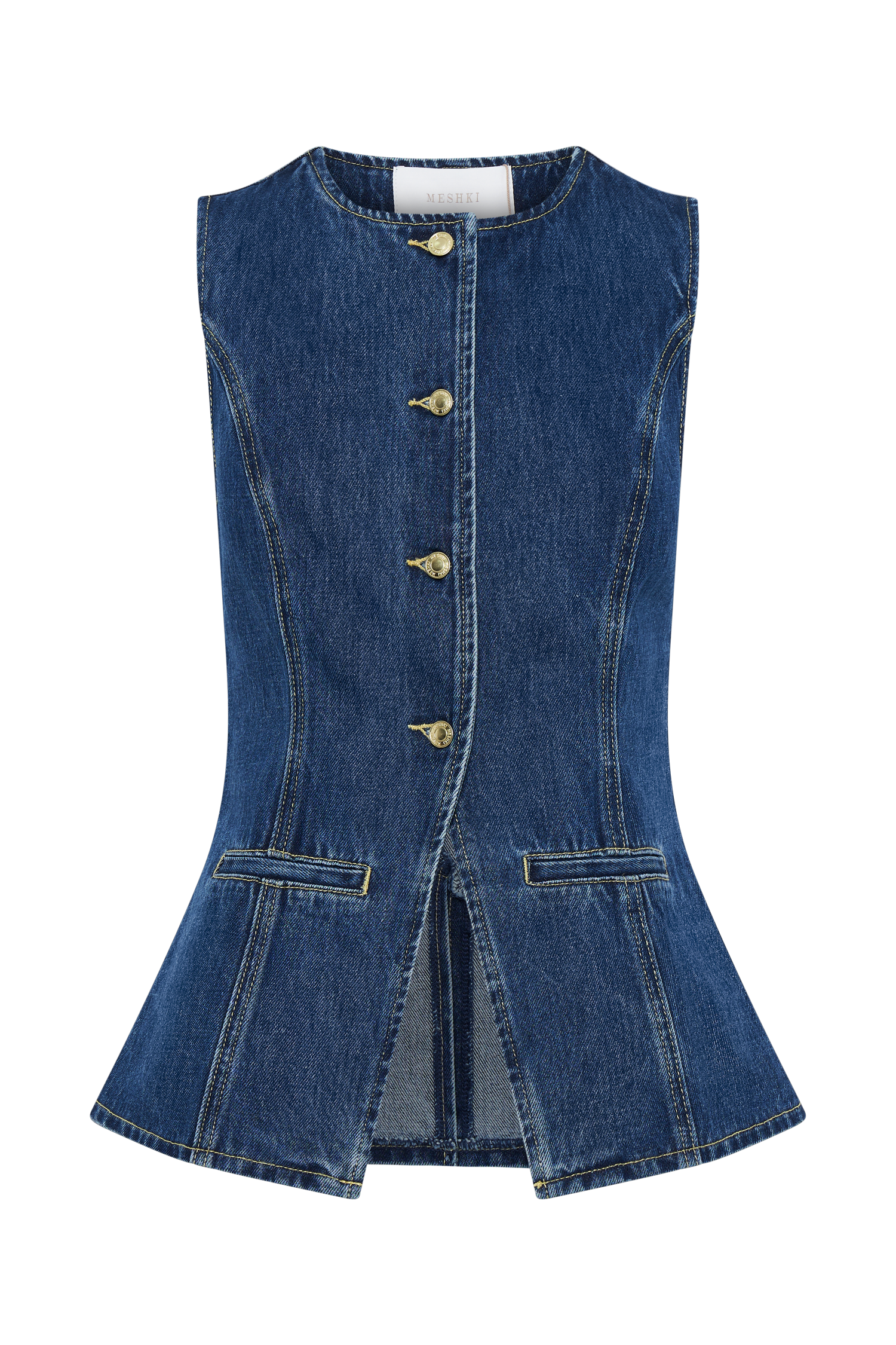 Isabeau Denim Two-Piece Set
