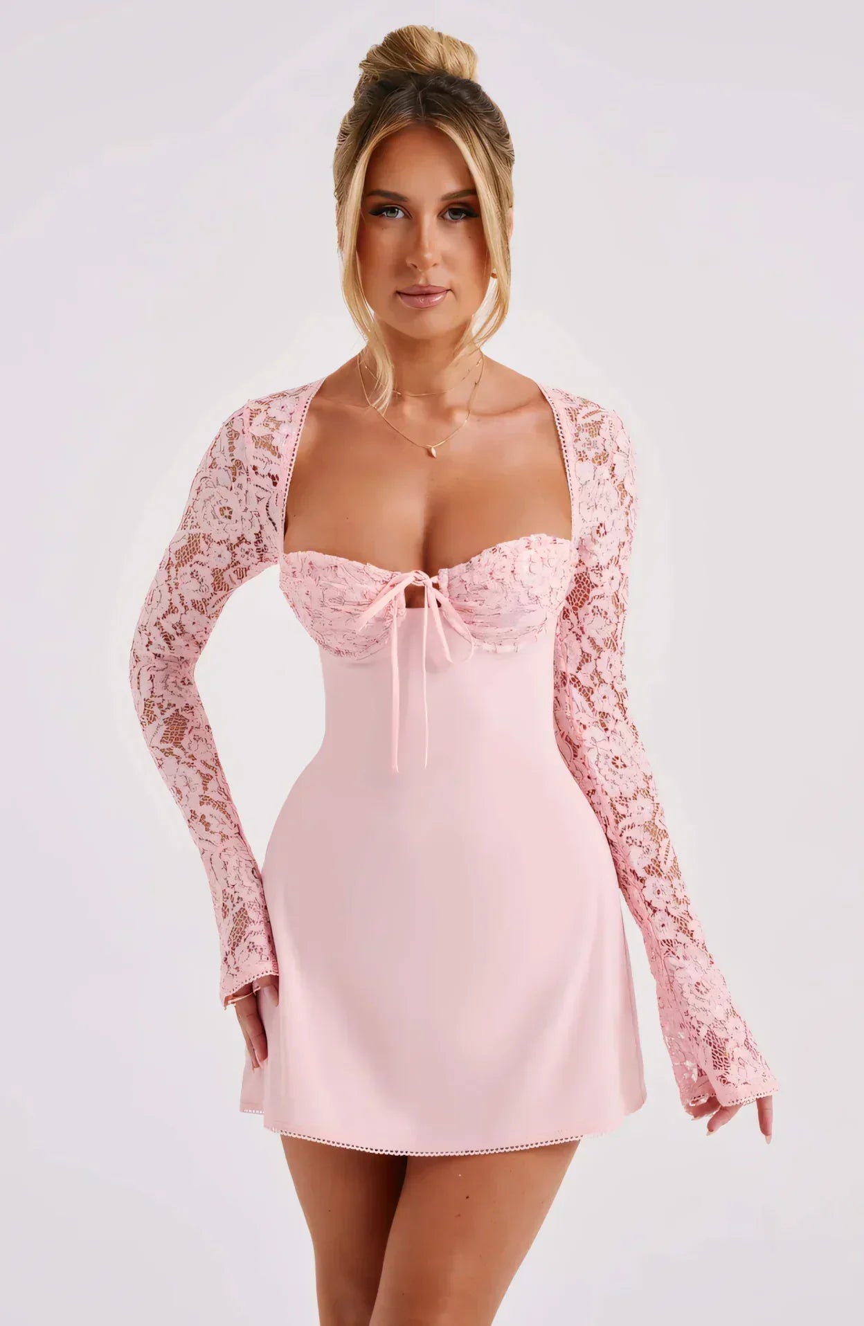 Poppy Elegant Mini Dress