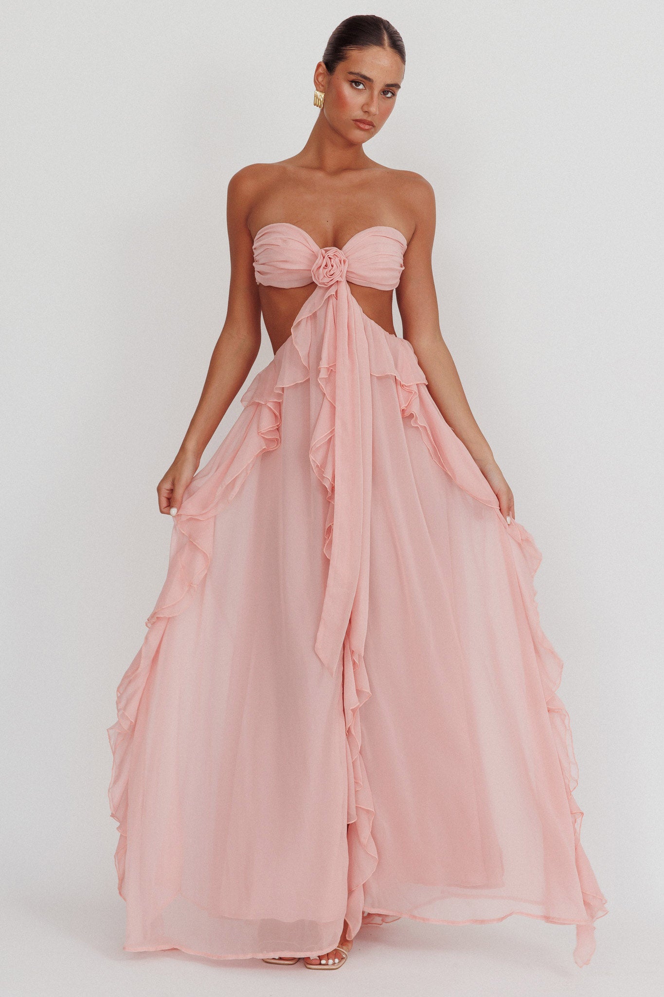 Quilla Ruffle Maxi Dress