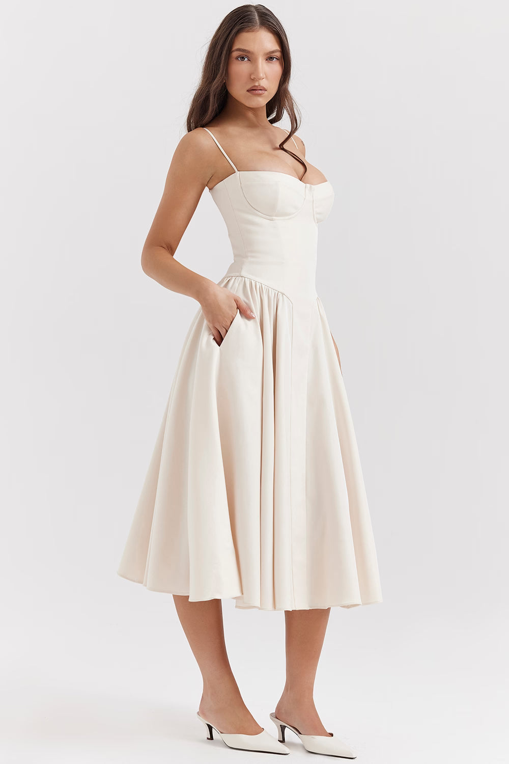 Lory Elegant Midi Dress